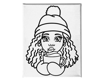 Pre-sketched Baby Shark Canvas OUTLINE ONLY Pre-sketched Baby Shark Canvas OUTLINE ONLY
