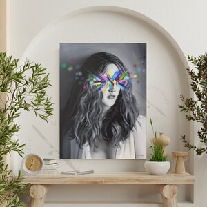 Abstract art print, Art Print, Female Figure, Abstract Figure Art, Abstract Portrait, Wall Art Prints, Female Portrait, Black And White Art