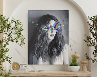 Abstract art print, Art Print, Female Figure, Abstract Figure Art, Abstract Portrait, Wall Art Prints, Female Portrait, Black And White Art