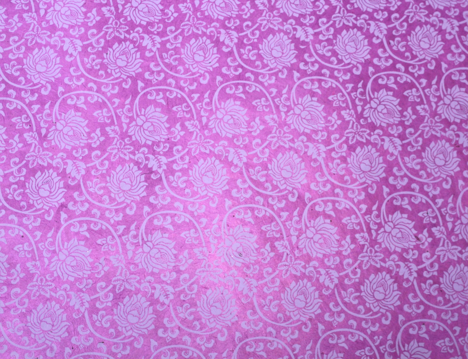 Loktapapier Nepalpapier Lotusblume schwarz blau ...