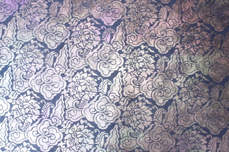 Handmade Lokta Paper Nepal Paper Red Multicolor With Shimmer Gift