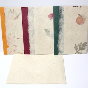Set de Papelería Lokta Flores Naturales