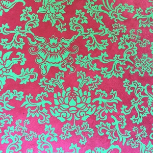 Lokta paper Happy pink copper wrapping paper handicraft paper book binding image 7