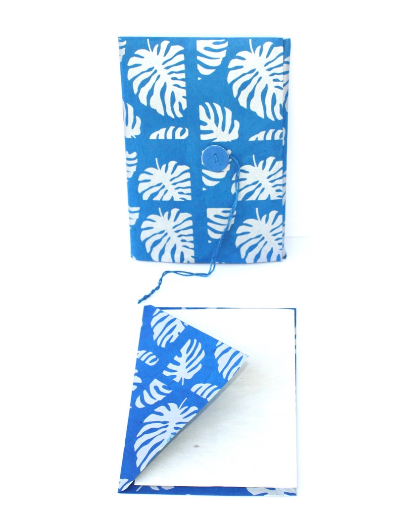 Writing paper stationary letter paper set 10 sheets with envelope lokta paper jungle leaf or edges graphic design handmade image 5