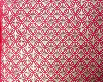 Handmade lokta paper shell pattern gift wrapping paper christmas wrapping paper