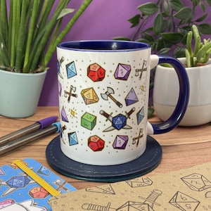 Adventurer's Life Mug of Holding - dnd, Pathfinder, ttrpg, rpg, Tabletop Gaming, tea cup, coffee mug