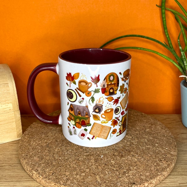 Autumn Mug of Holding - autumn, fall, seasonal mug, tea cup, coffee mug