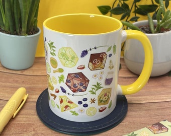 Tea Dice Mug of Holding - Limited Edition - Tabletop Gaming, tea cup, coffee mug, board game mug