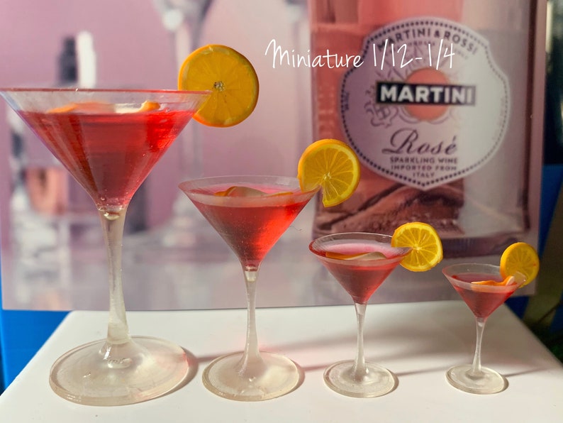Dollhouse accessories 16 Scale 112 Miniature cocktail for dolls 15 14 18