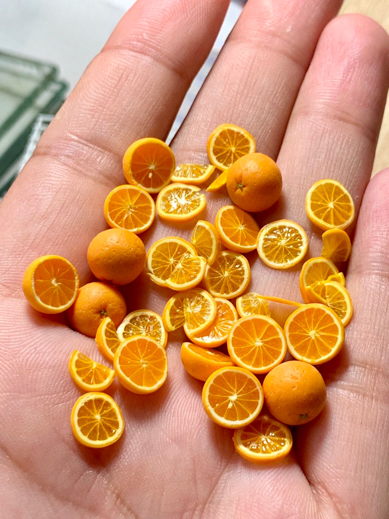 Oranges big set miniature . Accessories Dollhouse. Miniature Etsy