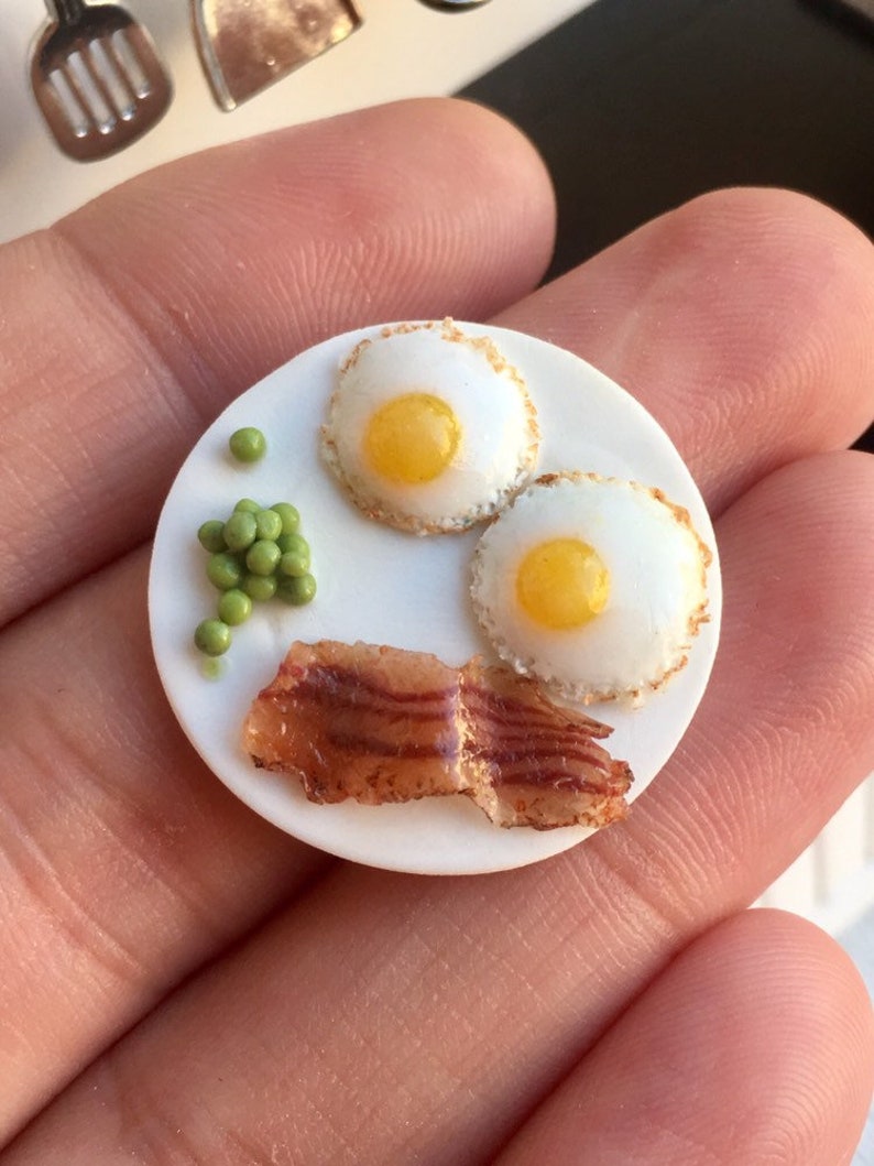 Dollhouse Bacon and eggs for dolls Thumbnail 112 and 16