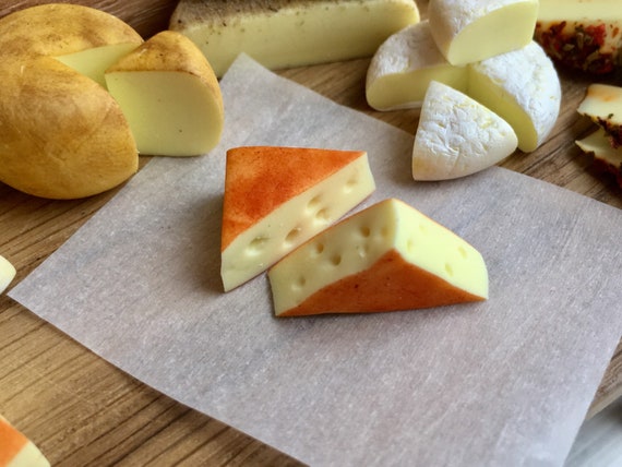 Edam cheese from Fimo dolls house miniature 1//12