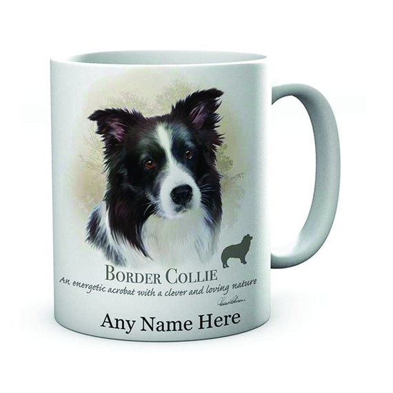 Personalised border collie store gifts