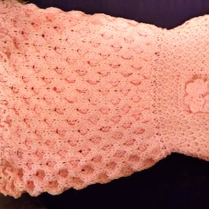 Baby Princess Dress hand knit in various sizes and colors; in acrylic, merino wool and alpaca yarn