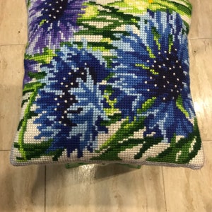 cross stitch pillow