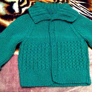 baby sweater hand knit
