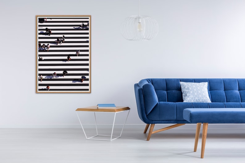 Zebra Crossing Print, Pedestrian Crossing, Shibuya Tokio Instant