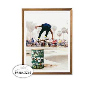 Skateboarding Venice Beach Photography, Californian Skatepark Digital Print, Street Printable Wall Art, Urban Home Decor, Venice Beach Photo