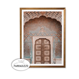 Doorway Print, Instant Download, Indian Decor, Indian Architecture, Ornate Doorway, Printable Art, Oriental Print, Wall Art Download