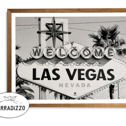 Las Vegas Print Las Vegas Wall Art to Fabulous Las Etsy