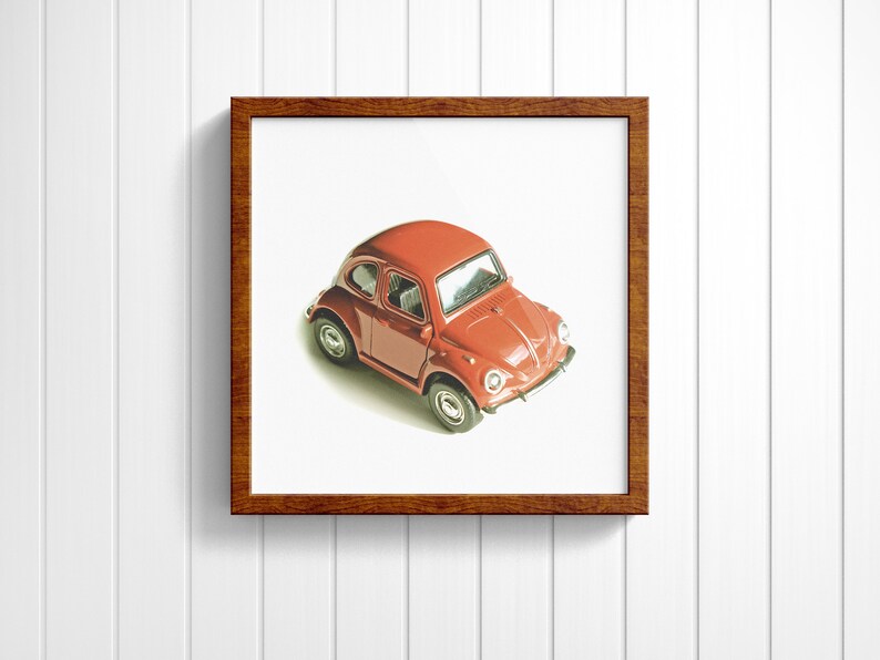 Vintage Toys Print Set of 4 Vintage Car Print Wall Art Etsy