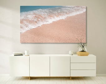 Ocean Waves Beach Photography Print: Coastal Home Decor (Digital Download)
