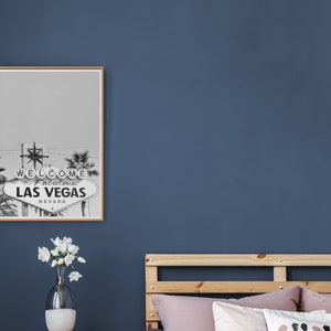 Black And White Las Vegas Sign Digital Print, Welcome To Fabulous Las Vegas Wall Art Instant Download, Textured Background Large Poster image 2