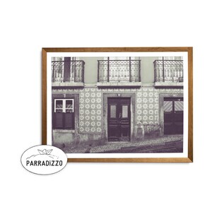 Lisbon House Print, Lisbon Print, Lisbon Architecture, Portugal Photography, Digital Print, Wall Art Download, Lisbon House Tiles Wall Art