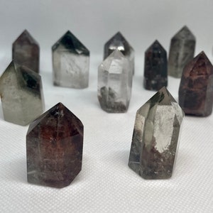 Rare Phantom Quartz Points