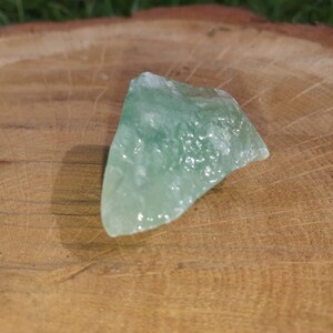 Cristal curativo de calcita verde