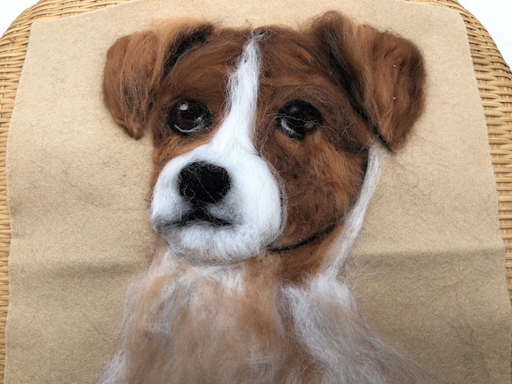 Needle Felted Jack Russell