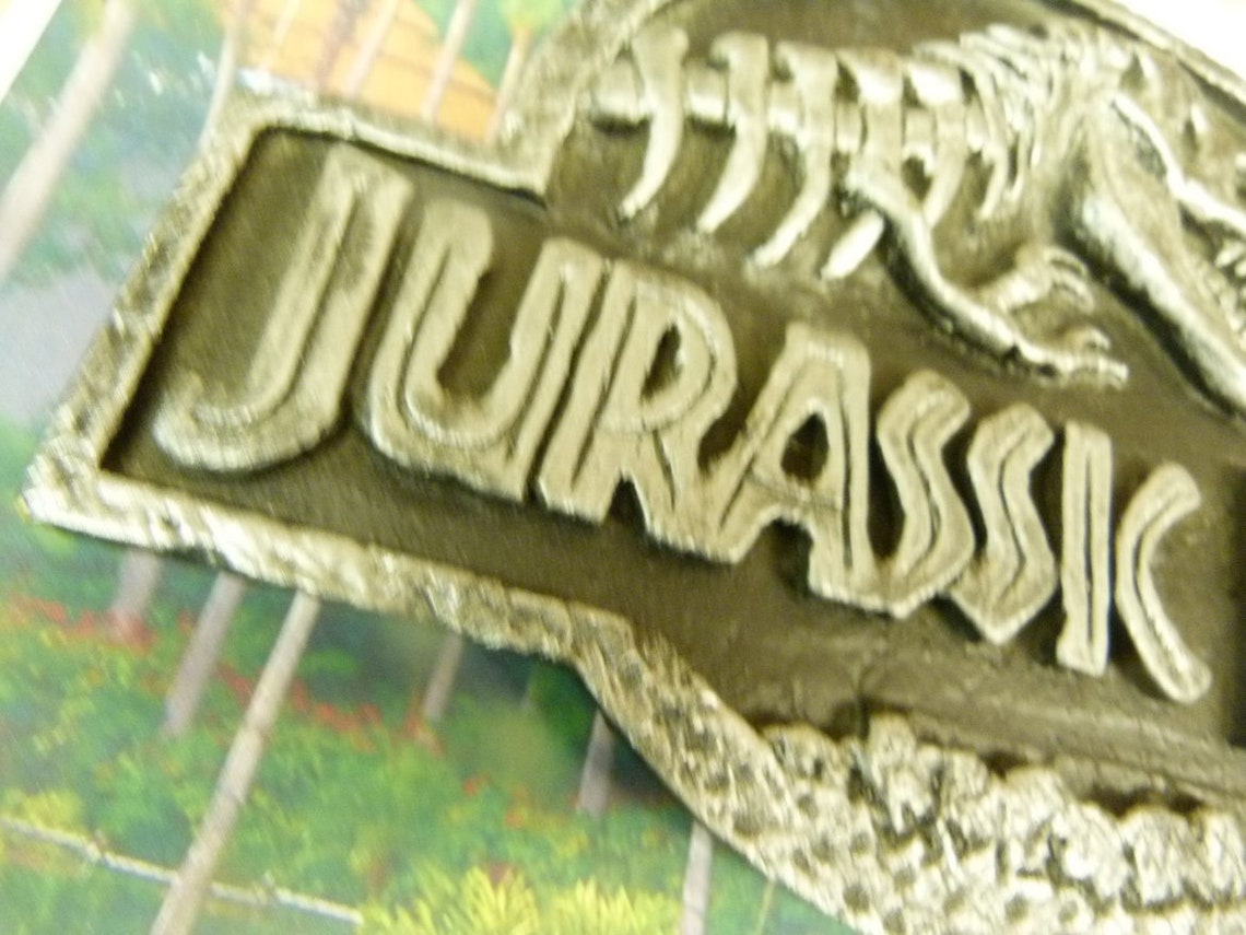 Jurassic Park Fan Made Plaque silver Etsy