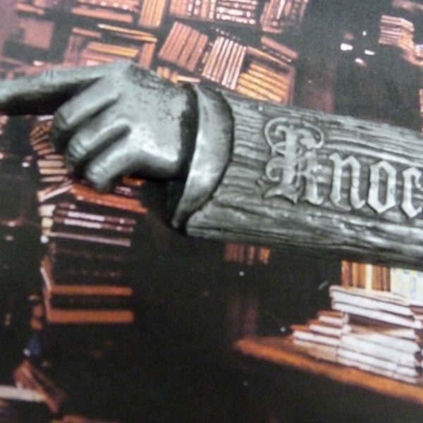 Harry Potter  Miniature Knockturn Alley finger Sign silver