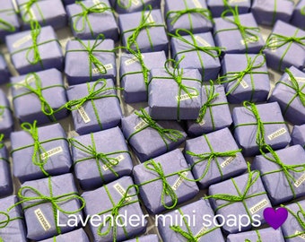 LAVENDER Mini Soaps