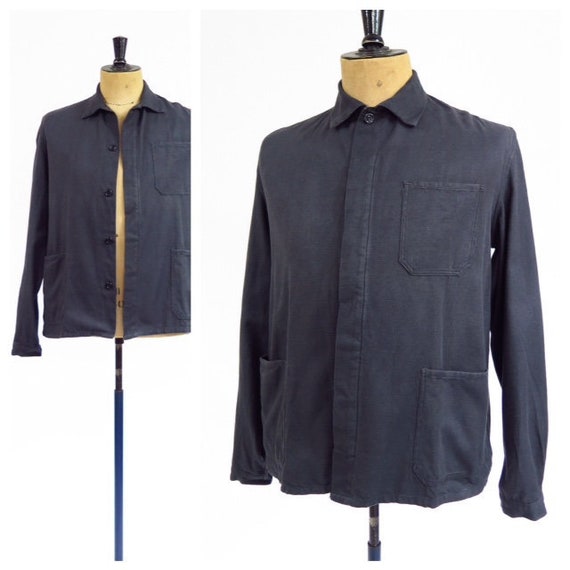 Original Vintage 1950s French Workwear Jacket