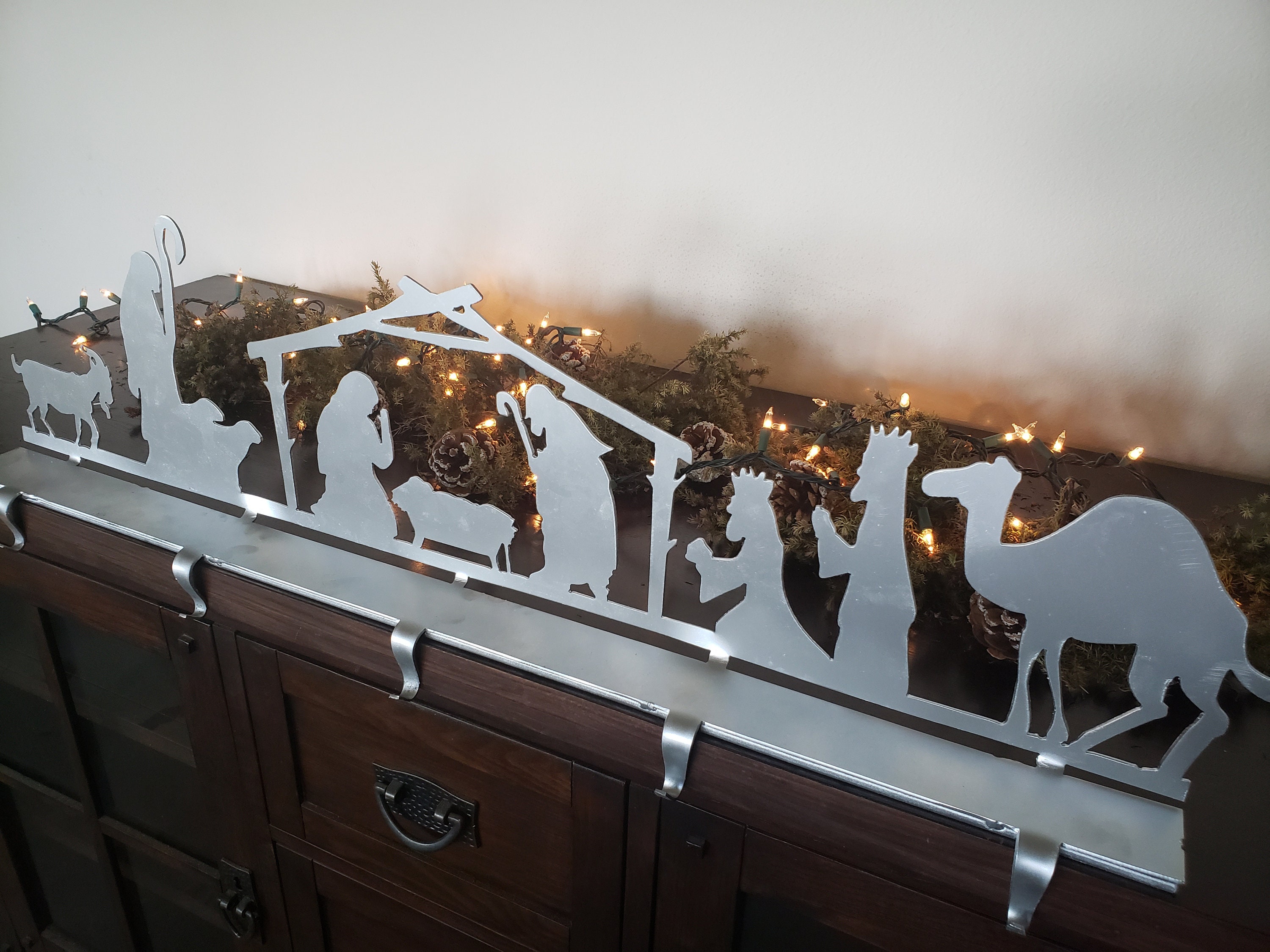 Stocking Hanger Stocking Holder Nativity Creche Etsy