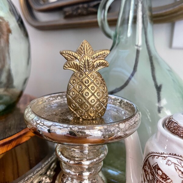 Brass Pineapple Etsy