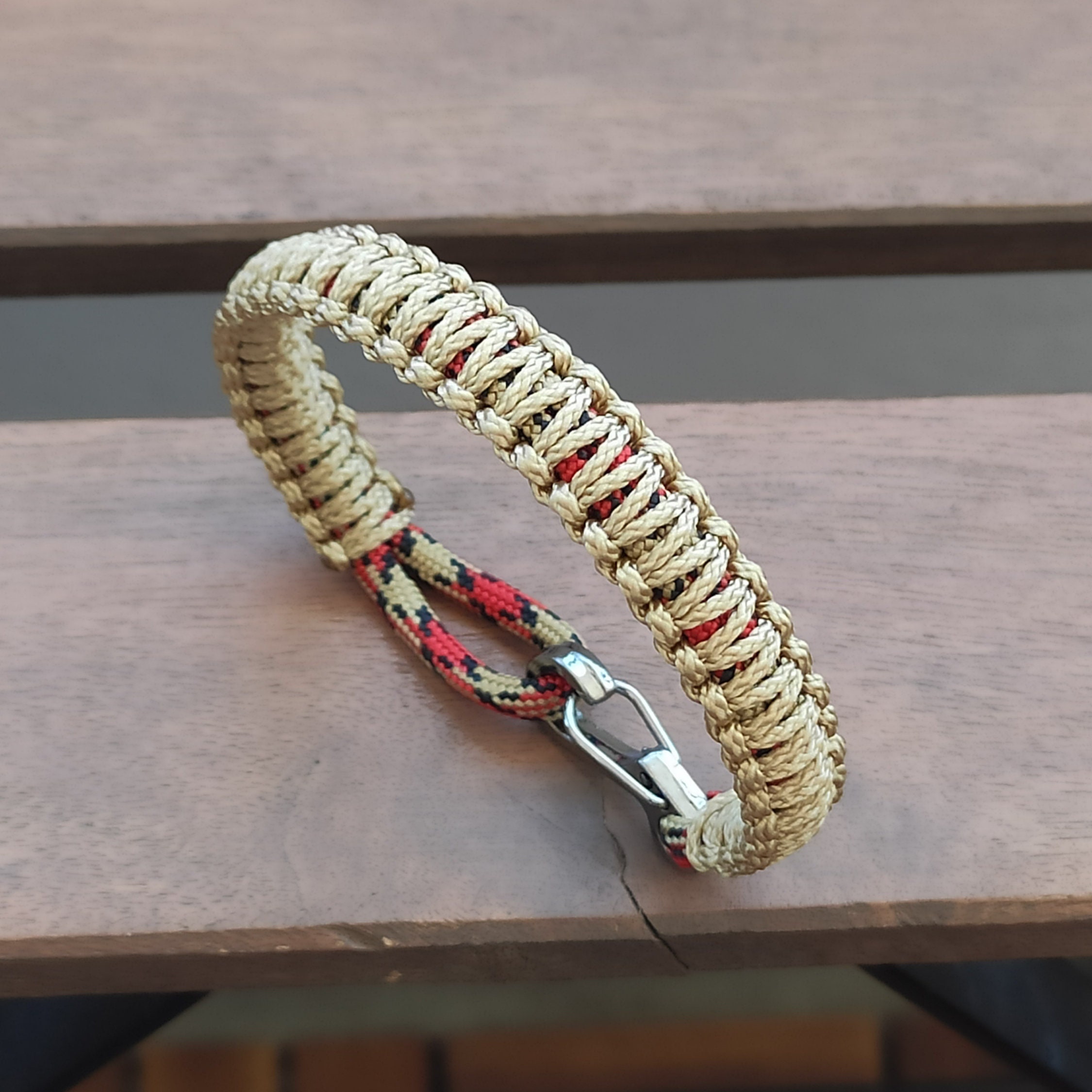 Paracord Bracelet with Lobster Clasp 2.5 cm