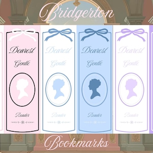 Bridgerton Bookmark bundle of 6
