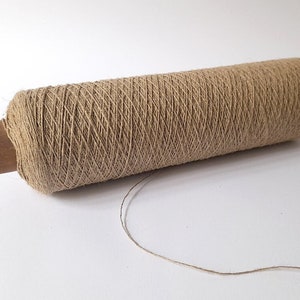 Vintage Wooden Industrial Bobbin with Original Thread. Antique Wooden Spool. Antique Industrial Bobbin.