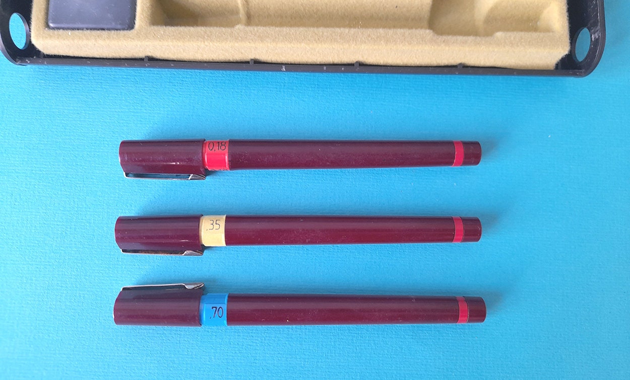 ヴィンテージ ロットリング アイソグラフ ペンセット（アクセサリー