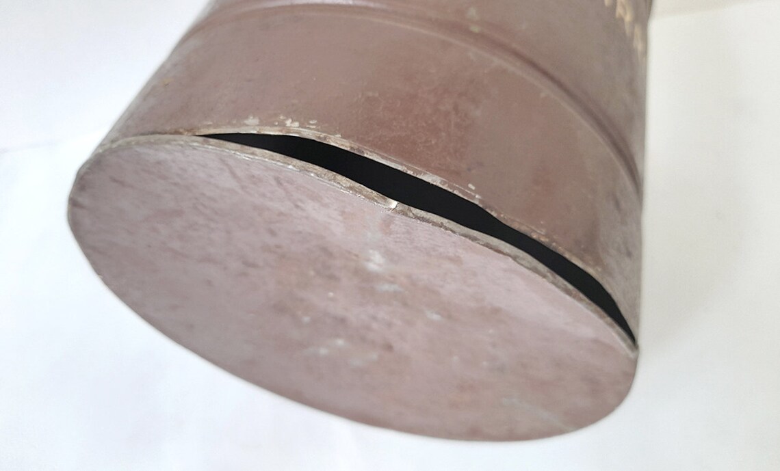 Antiguo bote de metal cubierto de arroz Arroz. Muy antiguo | Etsy