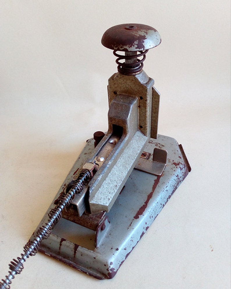 Antique Industrial Stapler. Vintage German Paper Stapler. Etsy