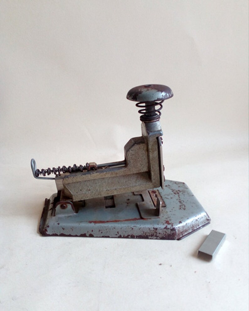 Antique Industrial Stapler. Vintage German Paper Stapler. Etsy