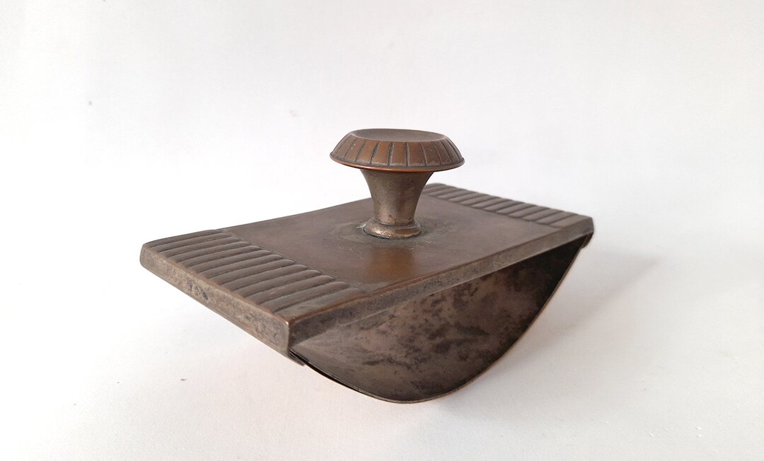 Vintage Ink Blotter. Antique Metal Blotter. Vintage Office Etsy