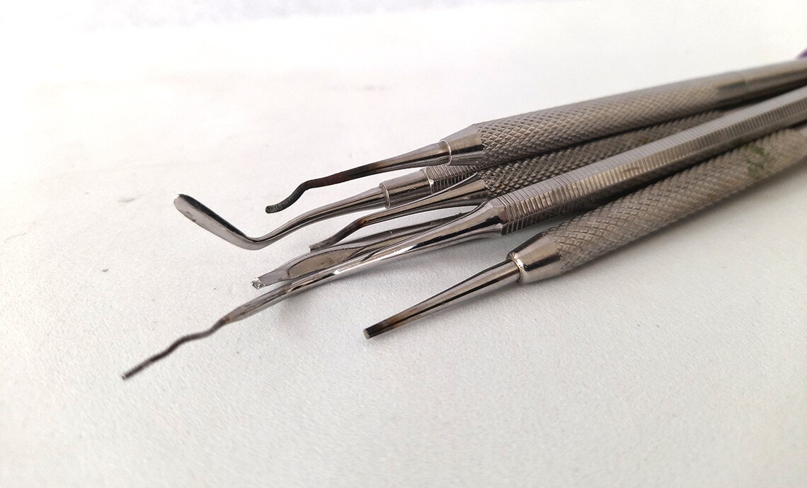 Vintage Dentists Tool Set. Set of Six Vintage Dentist Etsy