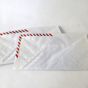 Conjunto de Doce sobres de correo de aire pequeño de la vendimia de los portugueses. Correo Aéreo Portugués. Efemera de papel vintage.