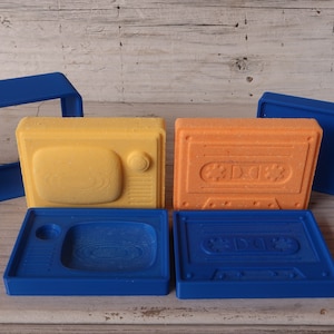 TV Set/Cassette Tape Bath Bomb Mold