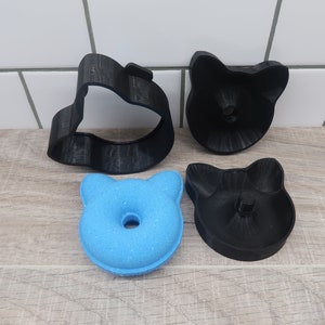 Katzen Donut Badebombe Mould