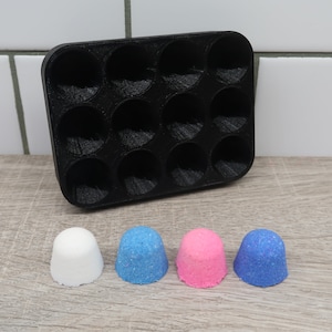 Molde de bomba de baño múltiple con forma de gota de goma